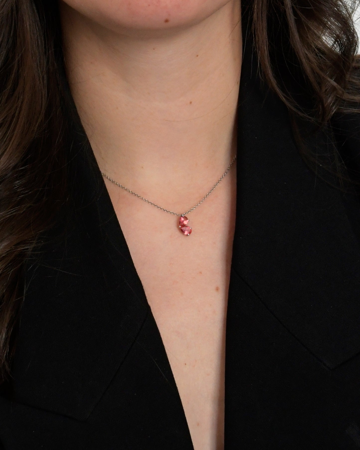 Collana Farfalla - Topazio Rosa