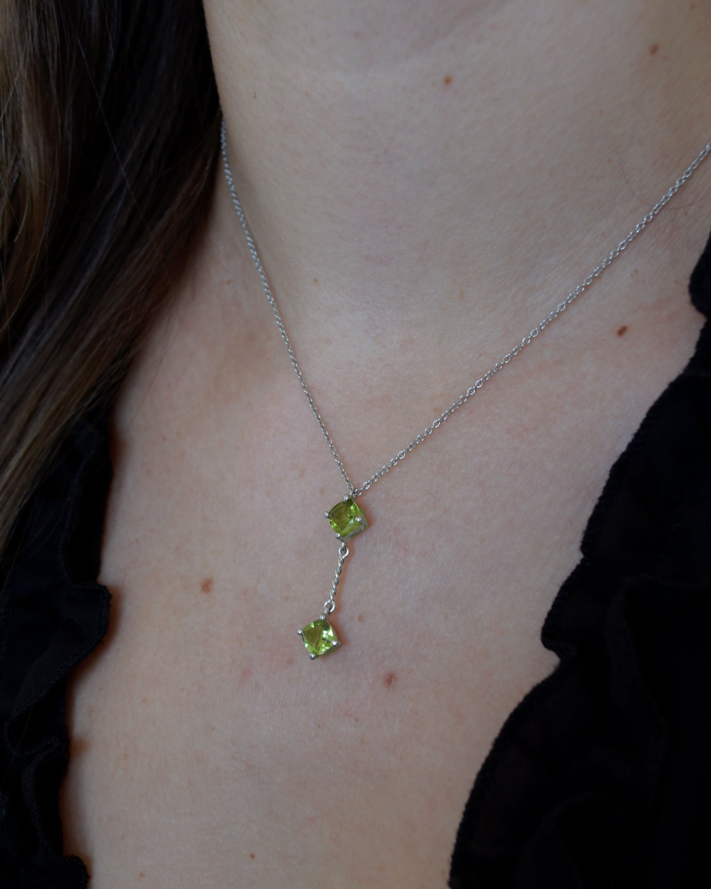 Collana Luce Doppia - Peridoto